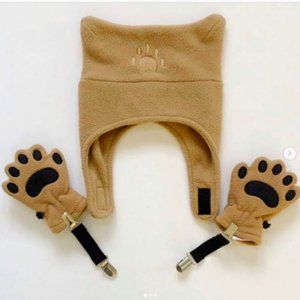 Bearhands Bear Hat w/ Ears and Claws  0-6 mos